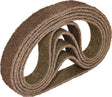 TECWERK Schleifvliesband 520 x 12 mm A-Coarse 80 beige – 20 Stück für NE-Metalle und Edelstahl