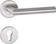 TECWERK Feuerschutzgarnitur NW-495-2 Edelstahl DIN L/R für Türstärke 40−58 mm