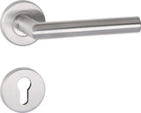 TECWERK Feuerschutzgarnitur NW-495-2 Edelstahl DIN L/R für Türstärke 40−58 mm