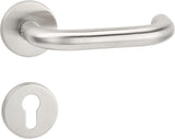 TECWERK Feuerschutzgarnitur NW-495-2 Edelstahl DIN L/R für Türstärke 40−58 mm