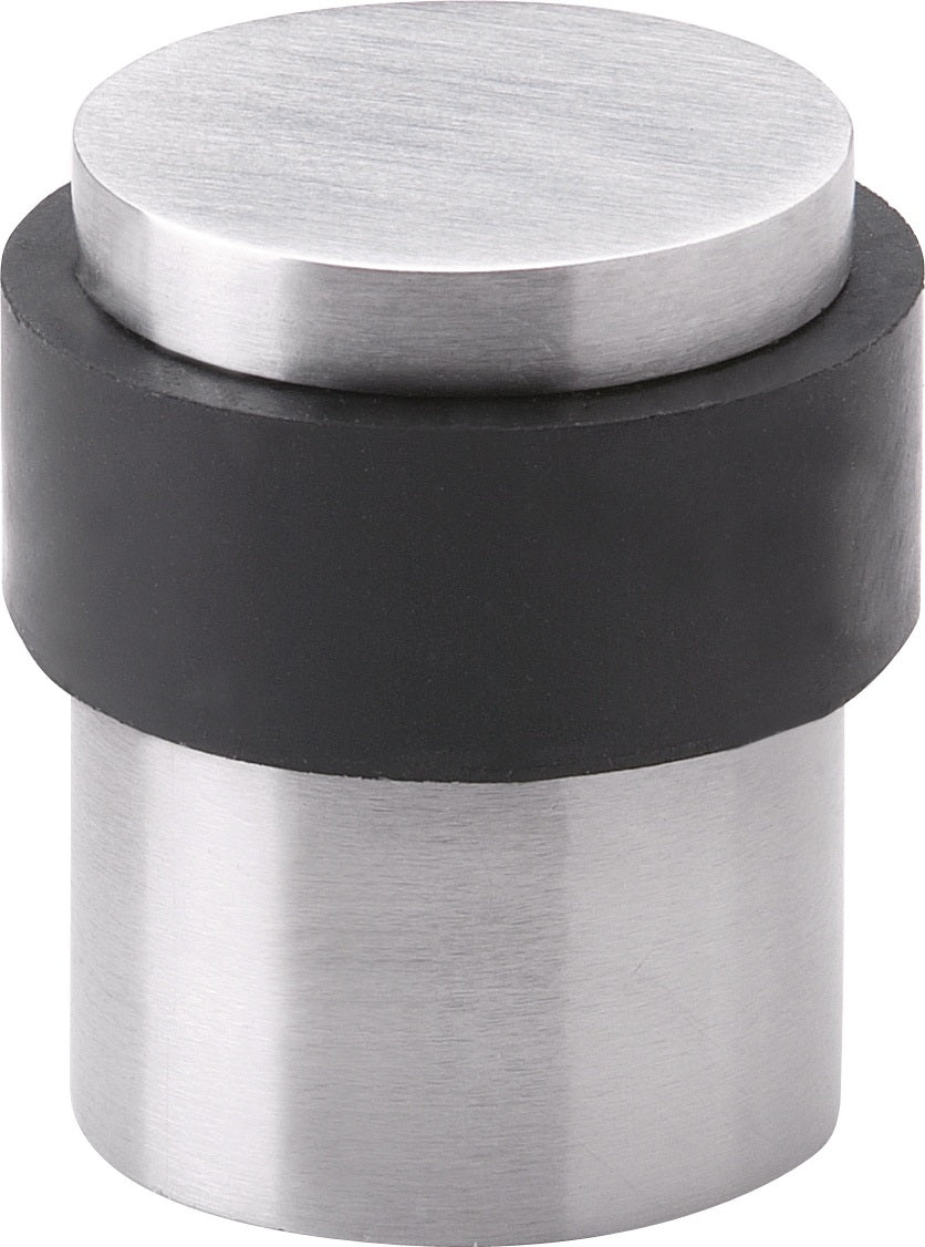 TECWERK Bodentürpuffer 3693 TS Ø 35 mm matt Dübelmontage mit Gummiring