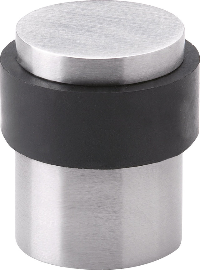 TECWERK Bodentürpuffer 3693 TS Ø 35 mm matt Dübelmontage mit Gummiring