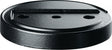TECWERK Türstopperunterlage 3699 GP Ø 70 mm Silikon schwarz Dübelmontage