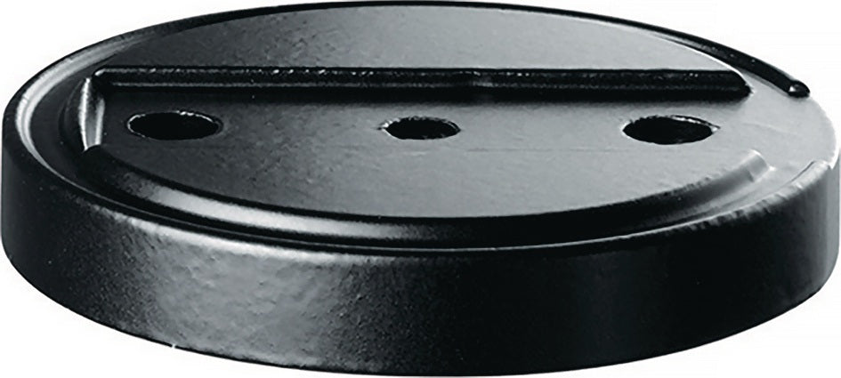 TECWERK Türstopperunterlage 3699 GP Ø 70 mm Silikon schwarz Dübelmontage