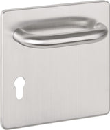 TECWERK Breitschildgarnitur NW-405-1 Edelstahl matt PZ – EN 1906 Klasse 4, 8 mm Vierkant