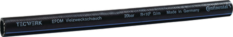 TECWERK EPDM Industrie- und Vielzweckschlauch 40 m, ID 13 mm, AD 20 mm, Made in Germany