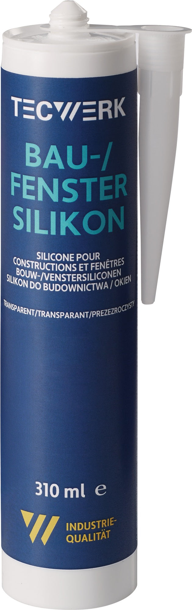 TECWERK Bau- und Fenstersilikon weiß 310 ml Kartusche – 15 Stück
