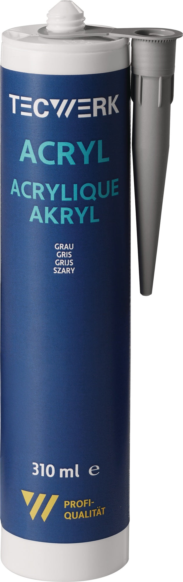 TECWERK Acryl 310ml weiß Kartusche – Plasto-elastischer Dichtstoff für Innenabdichtungen