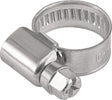 Schlauchschelle 8-12 mm W1, 9 mm Bandbreite, 100 Stück Beutel TECWERK