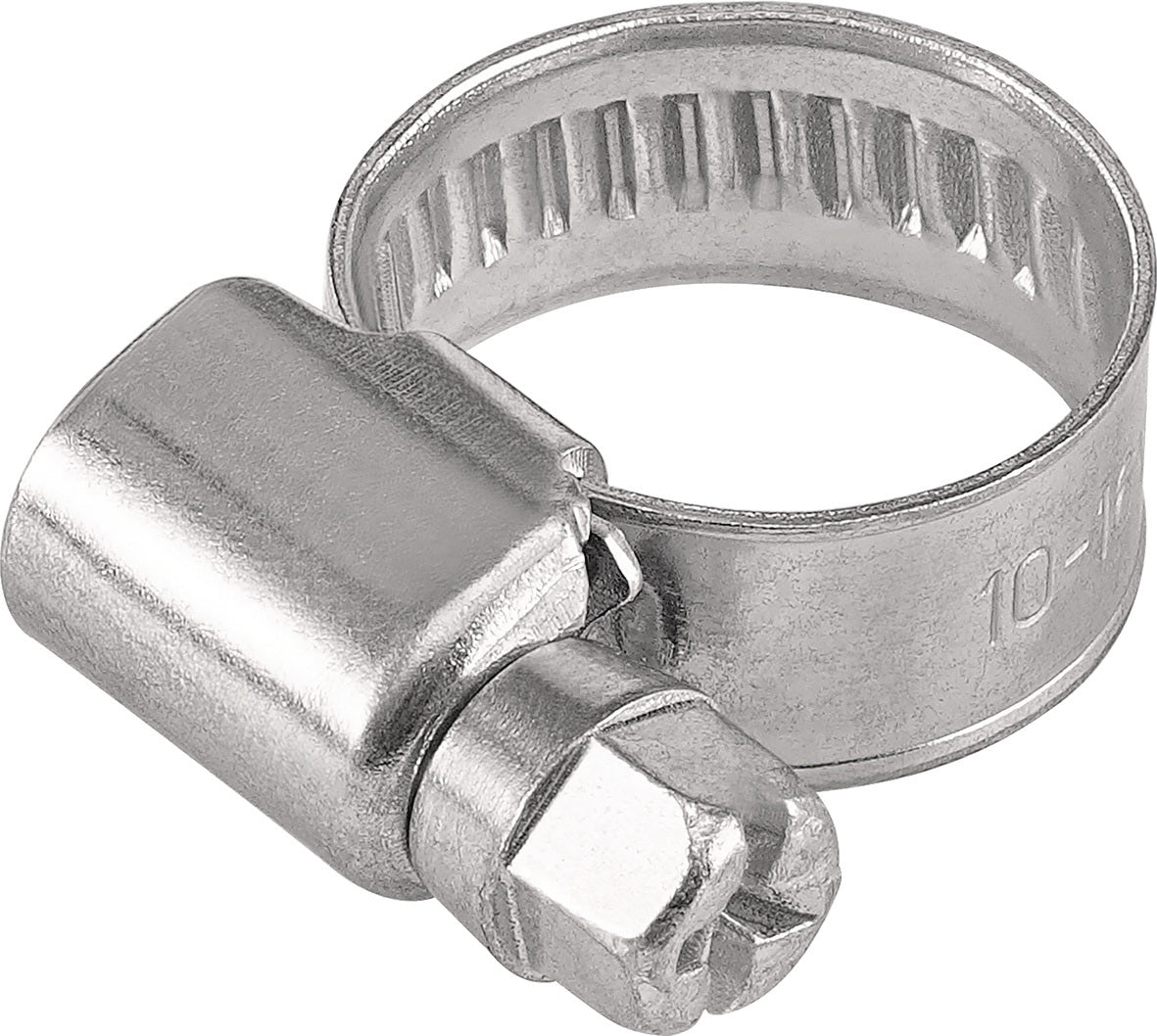 Schlauchschelle 8-12 mm W1, 9 mm Bandbreite, 100 Stück Beutel TECWERK