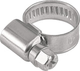 Schlauchschelle 8-12 mm W1, 9 mm Bandbreite, 100 Stück Beutel TECWERK