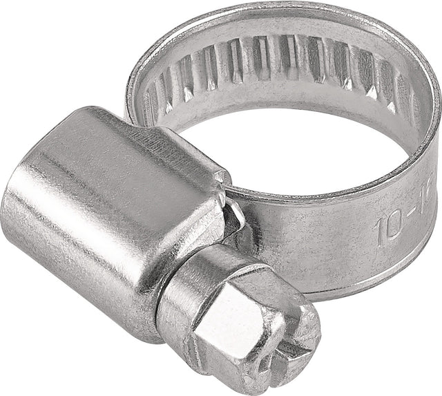 Schlauchschelle 8-12 mm W1, 9 mm Bandbreite, 100 Stück Beutel TECWERK