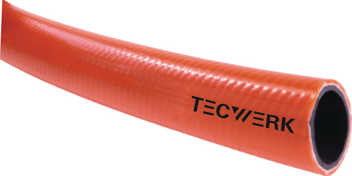 TECWERK Wasserschlauch 25 m – Flexibler PVC-Schlauch, 12,5 mm Innendurchmesser, 10 bar