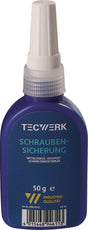 TECWERK Schraubensicherung 50 g hochfest mittelviskos grün Flasche – 10 Stück
