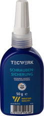 TECWERK Schraubensicherung 50 g hochfest hochviskos rot DVGW – 10 Stück