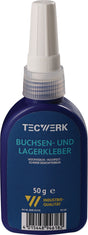 TECWERK Buchsen-/Lagerkleber hochfest grün 50g – 10er Pack für Lager und Wellen