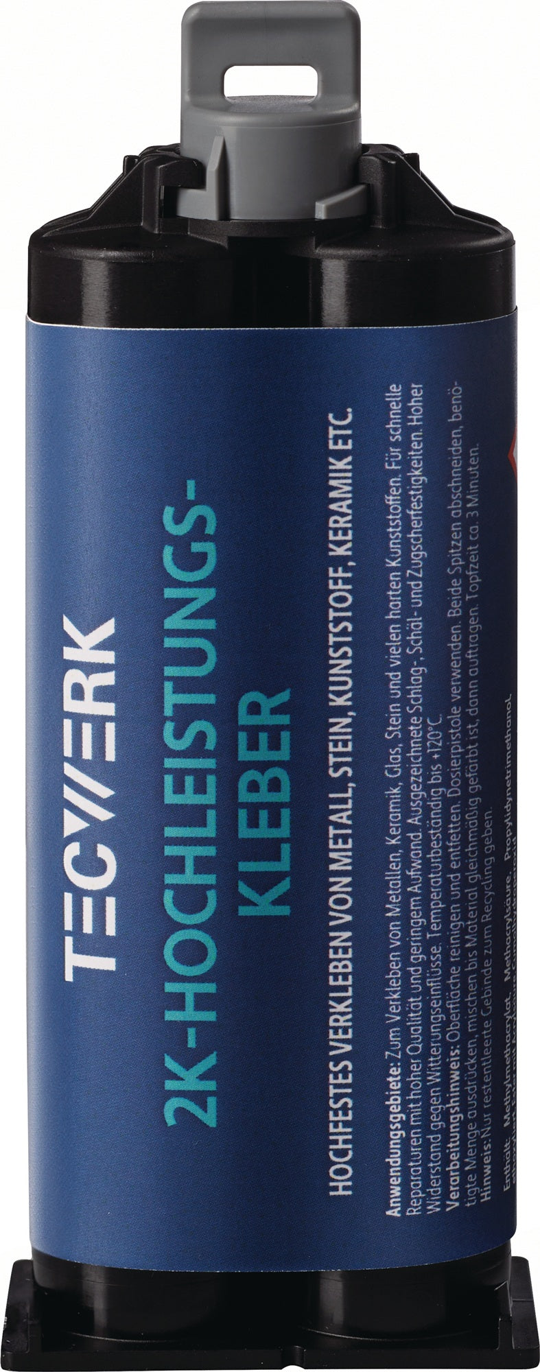 TECWERK 2K-Hochleistungskleber 25g milchig Doppelspritze – Zugscherfestigkeit bis 27 N/mm²