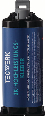 TECWERK 2K-Hochleistungskleber 25g milchig Doppelspritze – Zugscherfestigkeit bis 27 N/mm²
