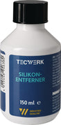 TECWERK Silikonentferner Gel 150 ml Flasche mit Pinsel – löst ausgehärtete Silikonreste