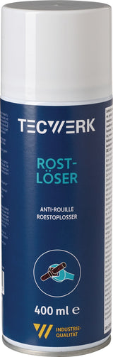 TECWERK Rostlöser 400ml Spraydose – Extrem kriechfähig mit Korrosionsschutz