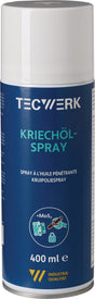 TECWERK Kriechölspray 400 ml – Rostlöser & Schmiermittel, silikonfrei, 12er-Pack