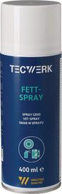 TECWERK Fettspray gelblich 400 ml – PTFE-Spezialfett, silikonfrei, -30 bis +130 °C