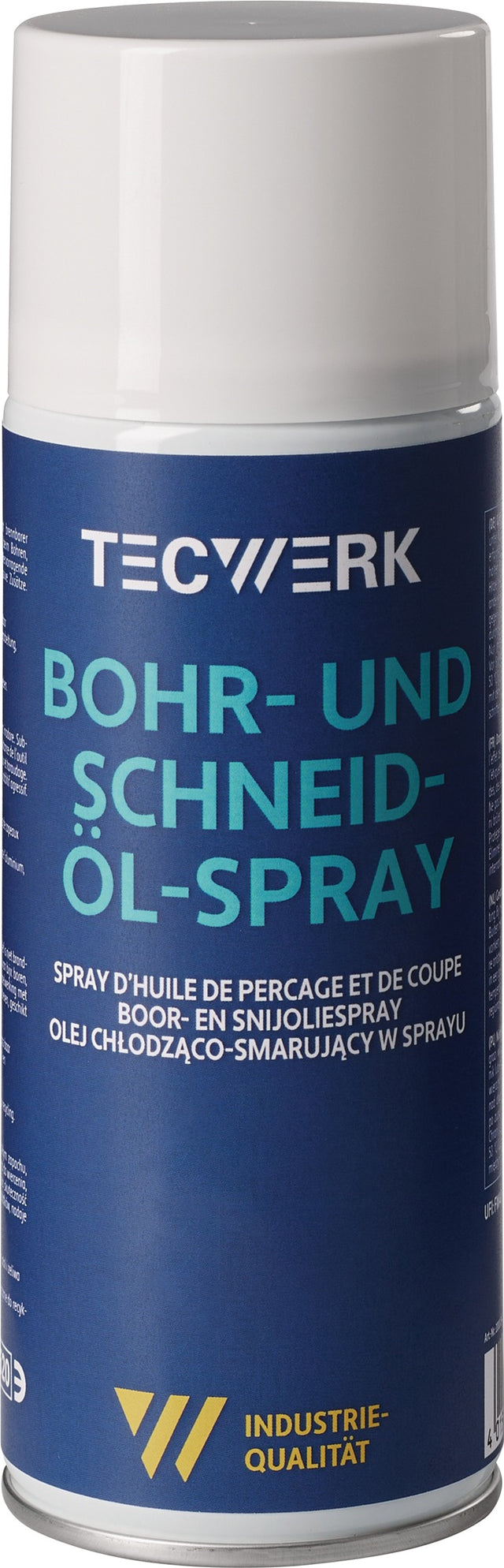 TECWERK Bohr- und Schneidölspray 400 ml – 12er-Pack für Buntmetalle, Stahl, Edelstahl