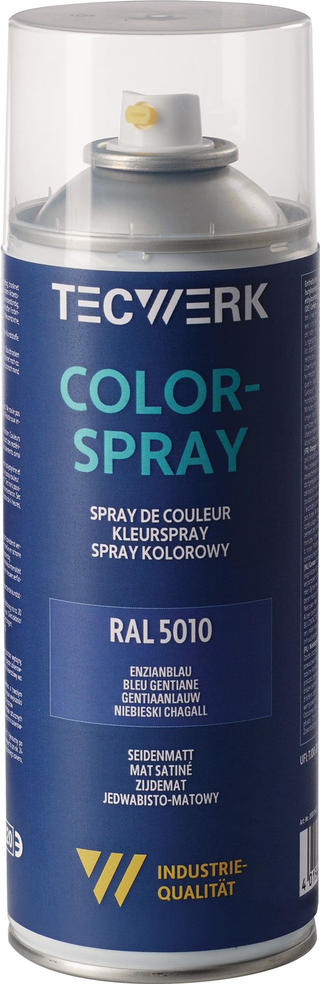 TECWERK Colorspray feuerrot seidenmatt RAL 3000 400ml Spraydose – 6 Stück