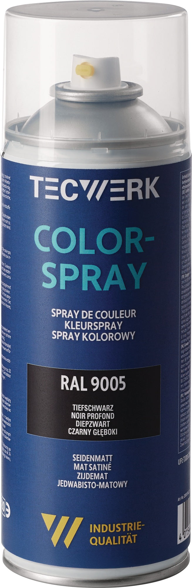 TECWERK Colorspray feuerrot seidenmatt RAL 3000 400ml Spraydose – 6 Stück