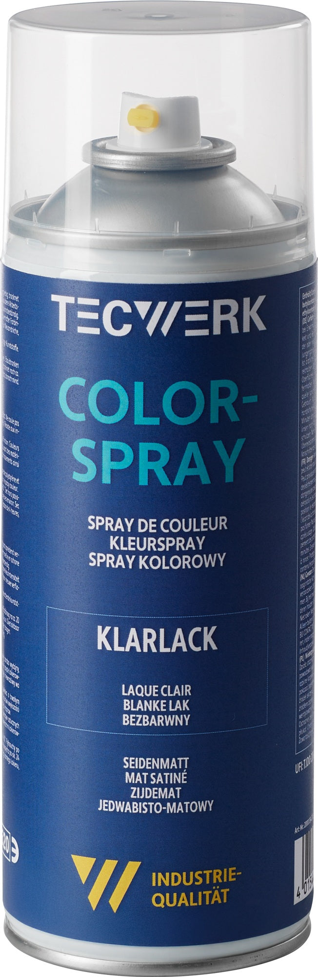 TECWERK Colorspray feuerrot seidenmatt RAL 3000 400ml Spraydose – 6 Stück