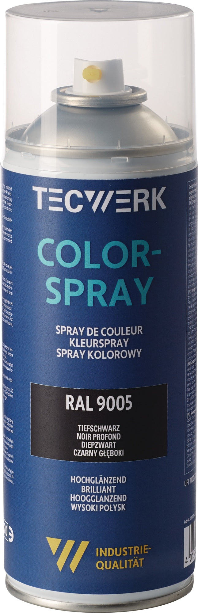 TECWERK Colorspray feuerrot seidenmatt RAL 3000 400ml Spraydose – 6 Stück