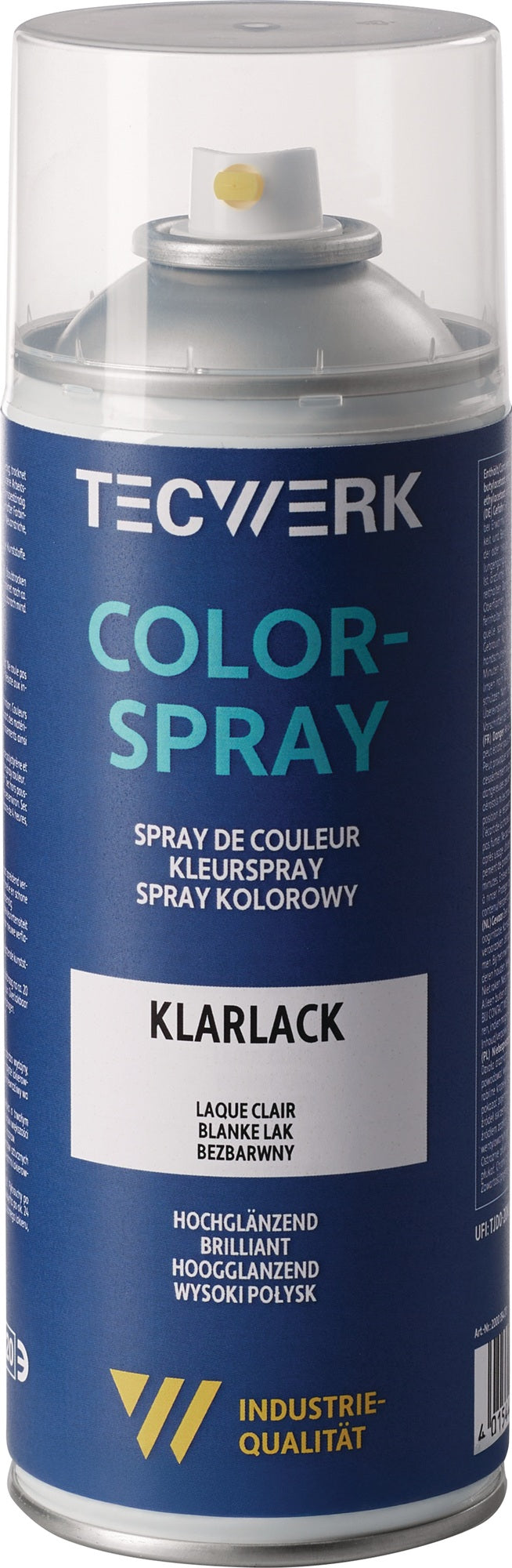 TECWERK Colorspray feuerrot seidenmatt RAL 3000 400ml Spraydose – 6 Stück