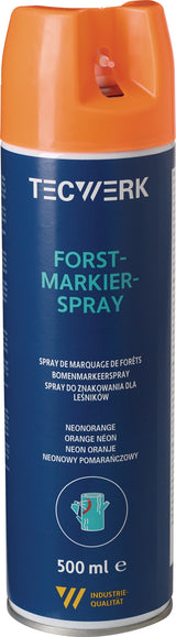 Forstmarkierspray weiß 500 ml Spraydose TECWERK – 6 Stück