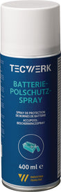 TECWERK Batteriepolschutzspray blau 400 ml – 12er Pack, Korrosionsschutz für Batteriepole