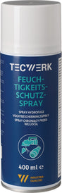 TECWERK Feuchtigkeitsschutzspray transparent 400 ml – Korrosionsschutz für Metall, Werkzeuge & Lagerung, 12er-Pack