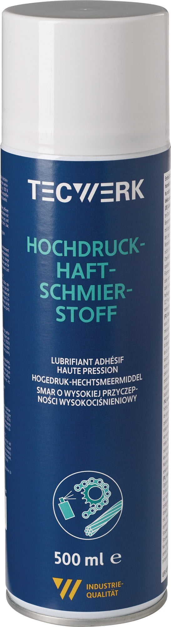 TECWERK Hochdruck Haftschmierstoff 500 ml Spraydose – 12 Stück, gelblich, -20 bis +150 °C