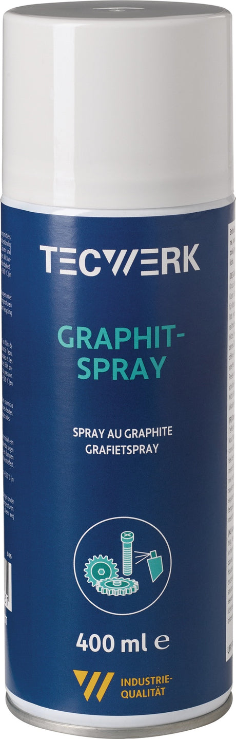 TECWERK Graphitspray 400 ml Spraydose – Hochtemperatur-Schmierstoff