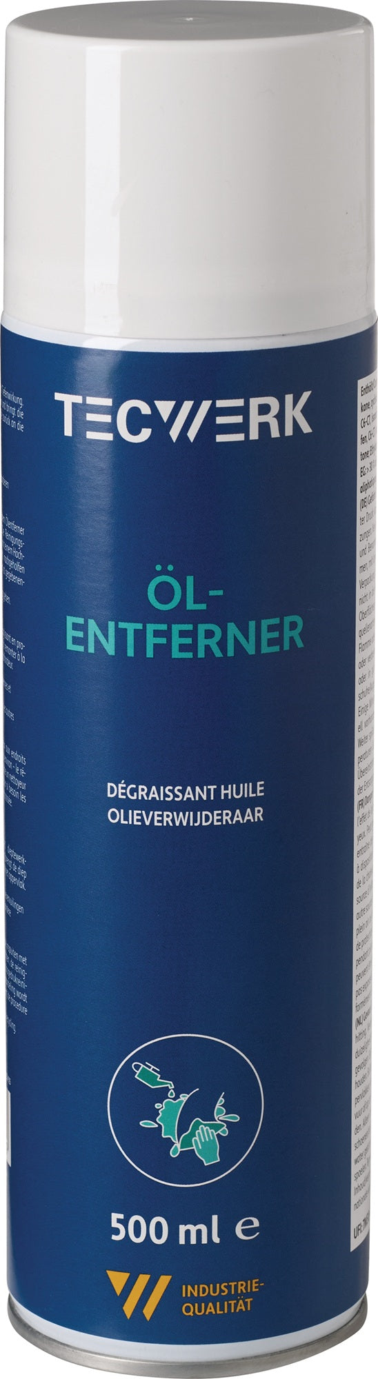Ölentferner 500 ml Spraydose TECWERK – Tiefenwirkung für Beton & Festböden