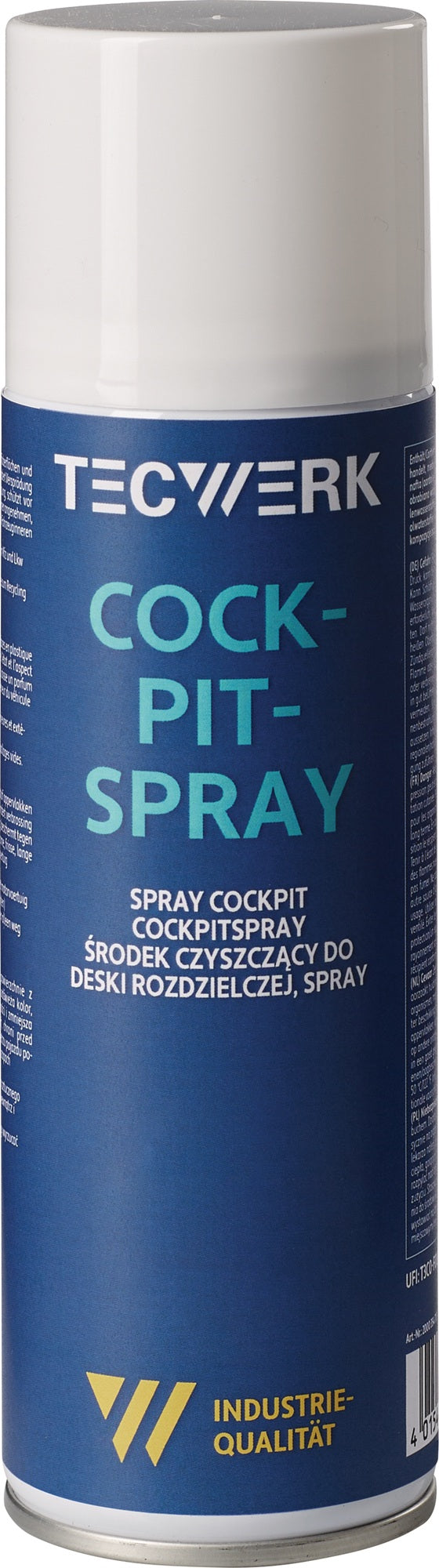 TECWERK Cockpitspray 300 ml Spraydose – Kunststoffpflege für Kfz und Lkw, 12er Pack
