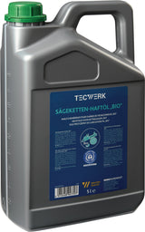 TECWERK Sägekettenhaftöl BIO 52 mm²/s – 1 l Flasche, 10er-Pack, umweltfreundlich