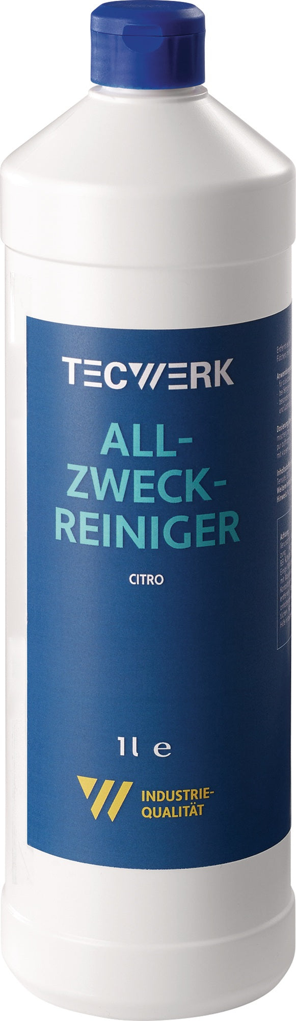 TECWERK Allzweckreiniger Citro 1l Flasche – kraftvoll gegen Fett und Schmutz