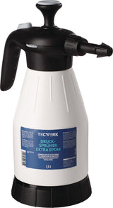 TECWERK Drucksprüher 360° FPM 1,5 l – Chemikalienbeständig, rot