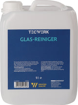 TECWERK Glasreiniger 500 ml Sprühflasche – entfernt ölige und fettige Verschmutzungen rückstandsfrei