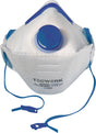 TECWERK Shark FFP2/V NR D Atemschutzmaske mit Ausatemventil, faltbar