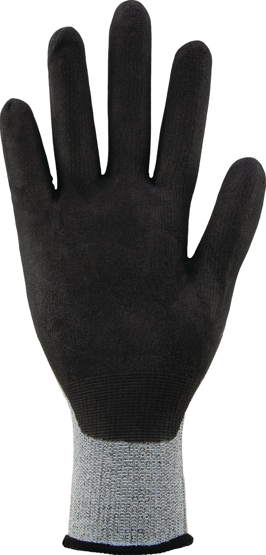 TECWERK Handschuhe Flex Gr.8 grau/schwarz EN 388 PSA II – Nitril-Mikroschaum, touchscreenfähig