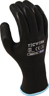 TECWERK Handschuhe Finegrip Gr.8 schwarz EN 388 PSA II – 12 Paar