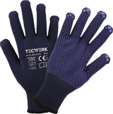 TECWERK Handschuhe Isar Gr.7 blau EN 388 PSA II – 12 Paar