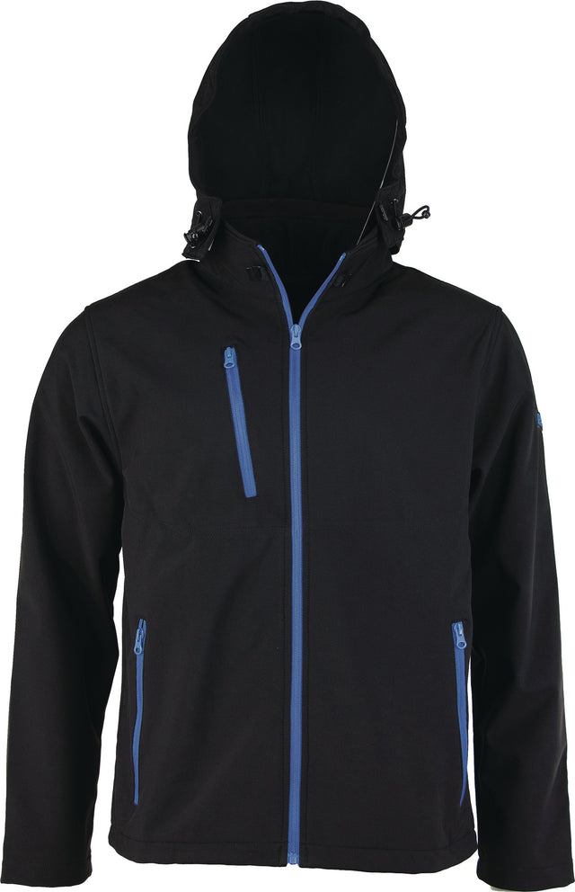 TECWERK Softshelljacke M schwarz – winddicht & atmungsaktiv