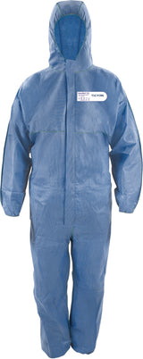 TECWERK Schutzoverall CoverTex® Gr.XXXL blau PSA III – Typ 5+6, antistatisch, atmungsaktiv