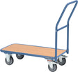 TECWERK Plattformwagen Ladefläche 850x450 mm taubenblau RAL 5014 Tragfähigkeit 250 kg